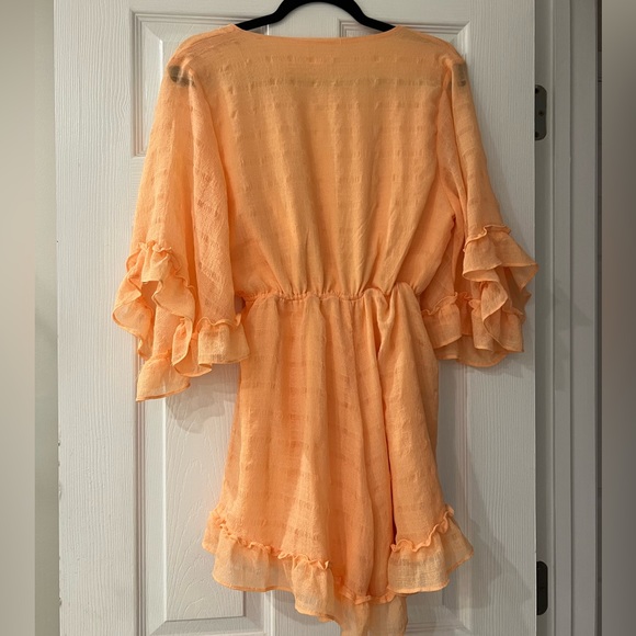 Miami Orange Romper - Picture 2 of 4